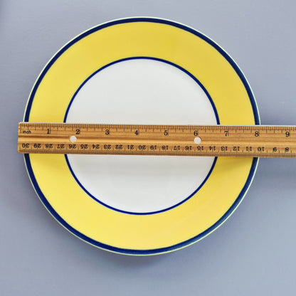 Pagnossin Yellow Salad Plate, Set of 2, Italy c.1997-98