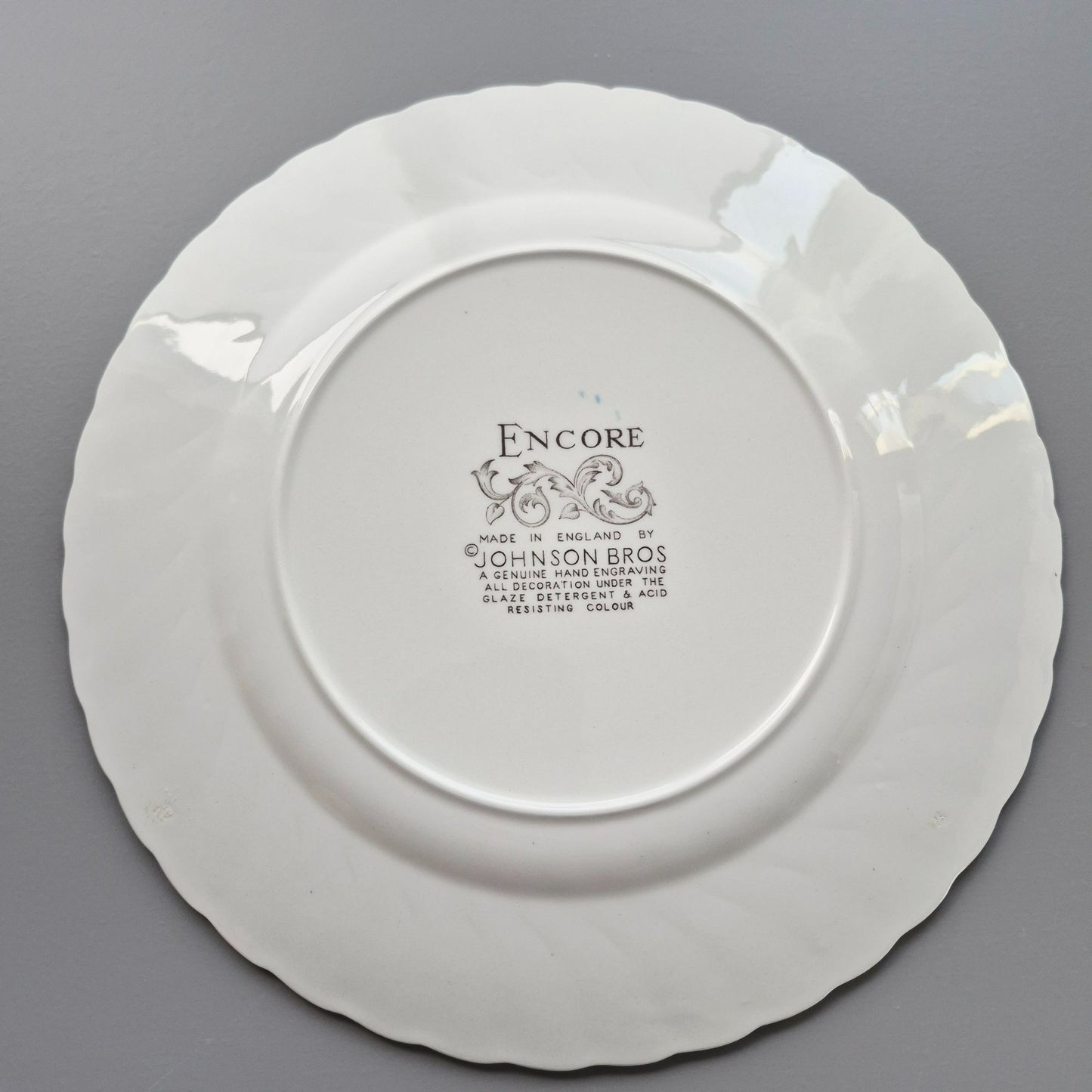 Johnson Brothers "Encore" Dinner Plate Set of 2, c.1963-73 England
