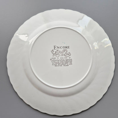 Johnson Brothers "Encore" Dinner Plate Set of 2, c.1963-73 England