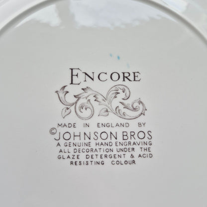 Johnson Brothers "Encore" Dinner Plate Set of 2, c.1963-73 England