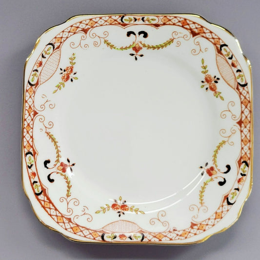 Samuel Radford IRENE Square Bread Plate, c1924-55 England