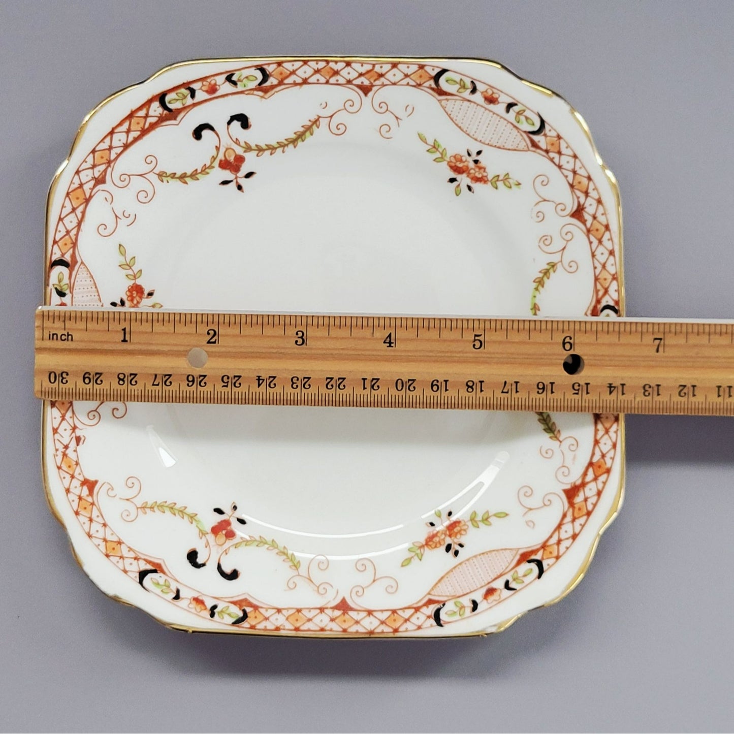 Samuel Radford IRENE Square Bread Plate, c1924-55 England