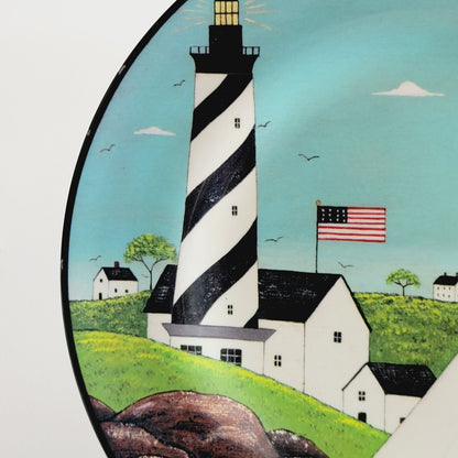 Sakura Coastal Breeze Plastic Salad Plate, Set of 2