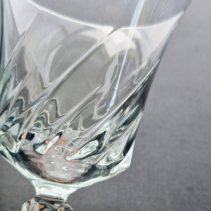 Cristal D'Arques "Flammes" Crystal Wine Glass, Set of 4, France