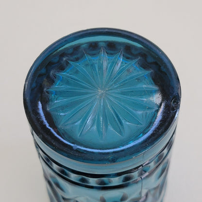Indiana Glass Colony Park Lane Blue Juice Glasses, Set of 2, USA Made