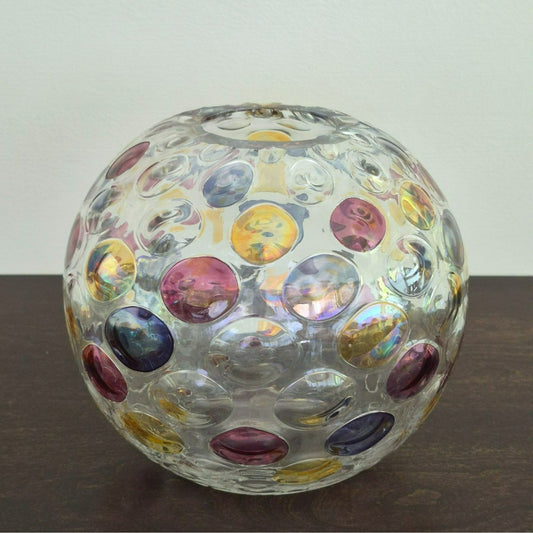 Borske Sklo "Nemo" Round Vase,  Made in Czechoslovakia, c.1960s