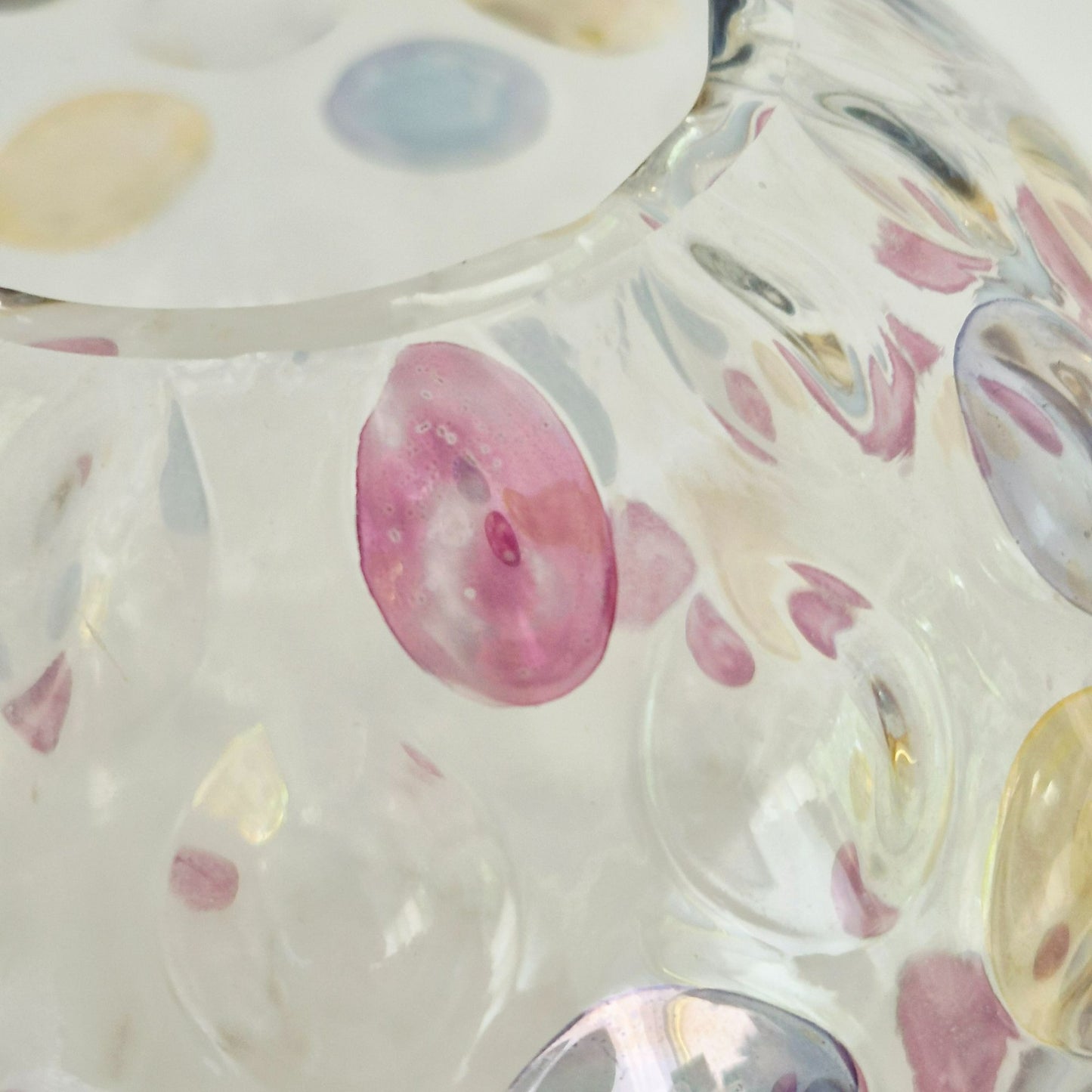 Borske Sklo "Nemo" Round Vase,  Made in Czechoslovakia, c.1960s