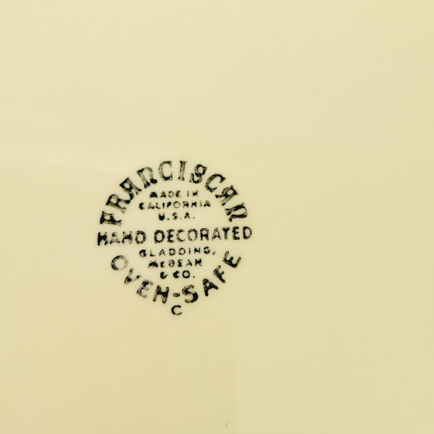 Franciscan Apple 14" Oval Serving Platter c.1953-58 USA