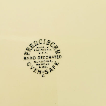 Franciscan Apple 14" Oval Serving Platter c.1953-58 USA