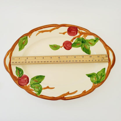 Franciscan Apple 14" Oval Serving Platter c.1953-58 USA