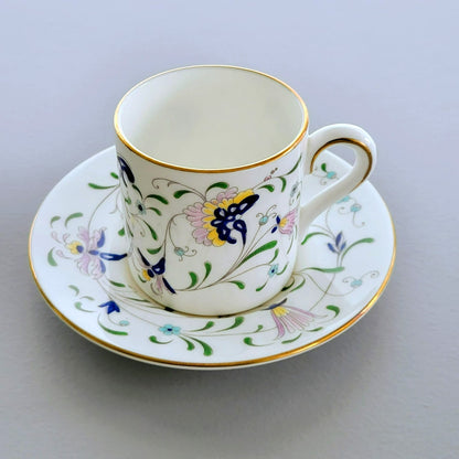 Coalport Pageant Demitasse Cup & Saucer, c.1972-83 England