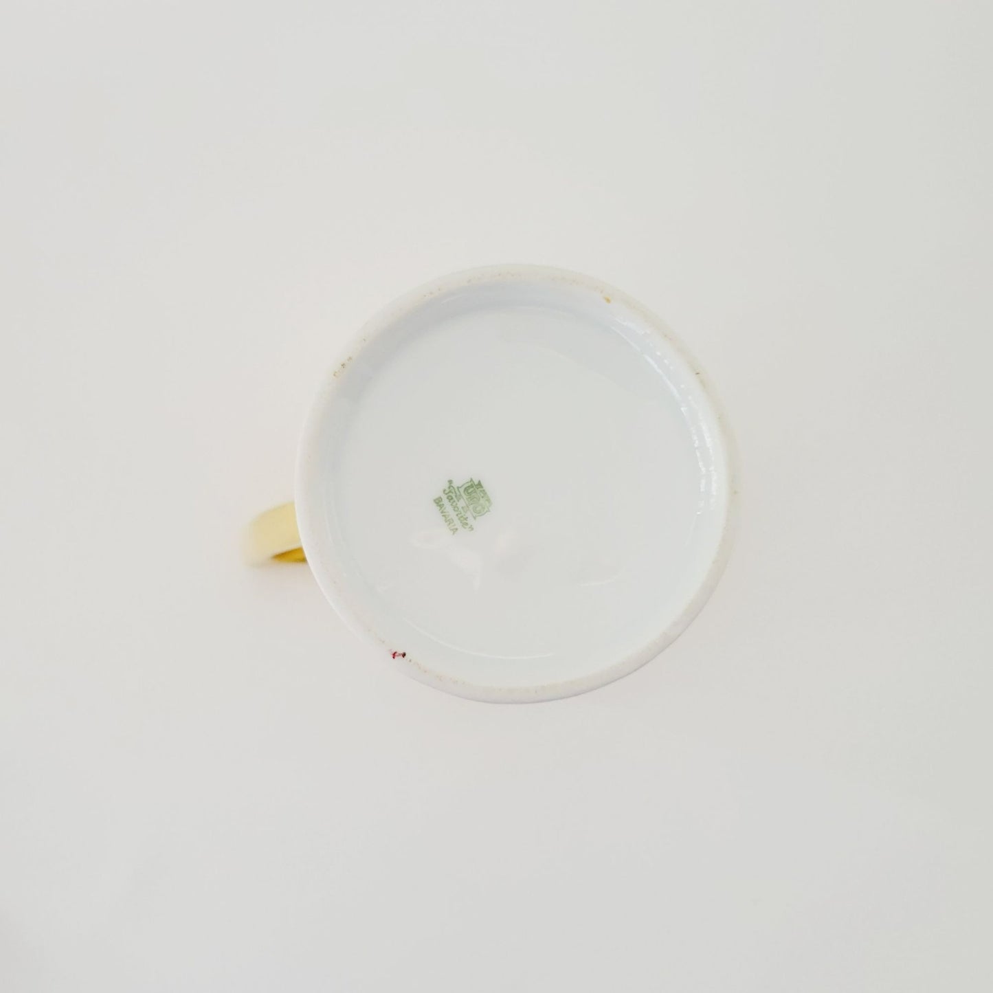 Hand Painted German White & Heavy Gold Chocolate Pot