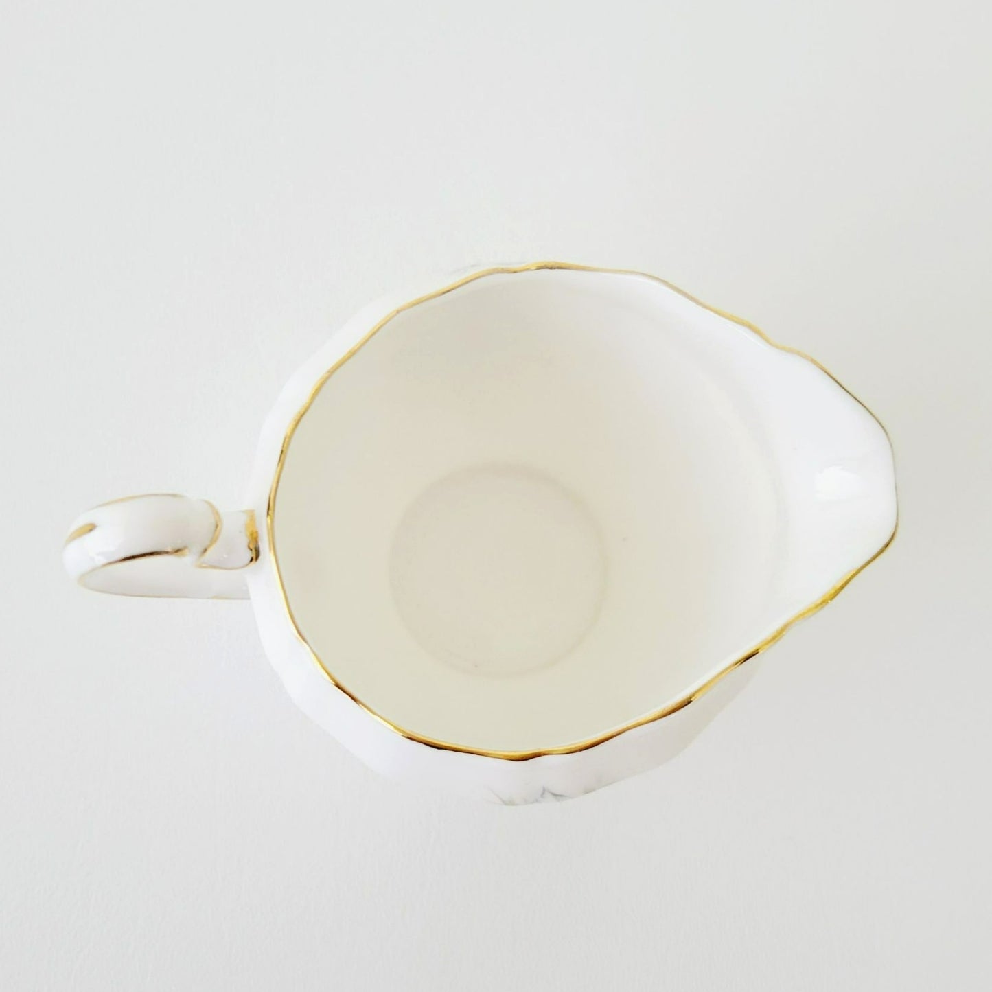 Royal Adderley Trillium Creamer, Sugar Bowl & Tray Petite Set, White and Green Floral, England