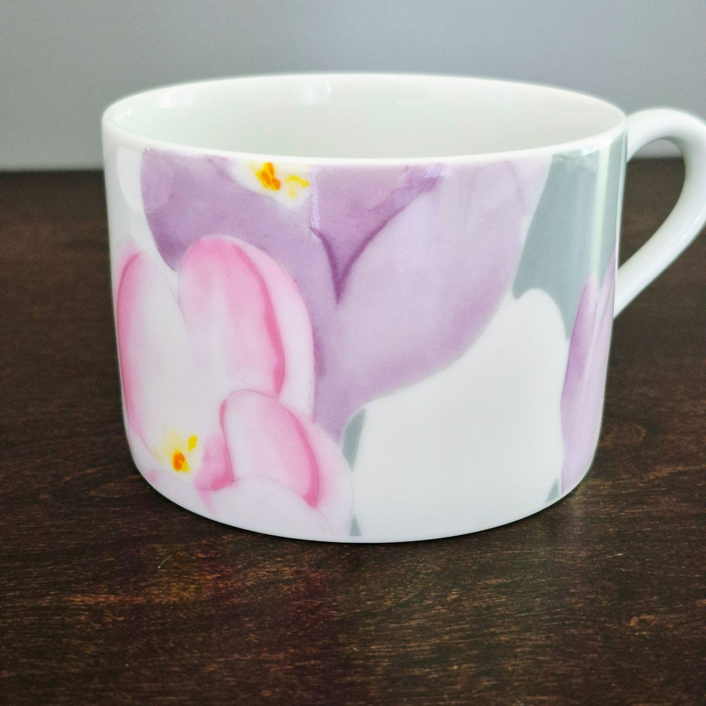 Mikasa Spring Crocus Cup & Saucer, 2 Sets, c.1984-87 Japan