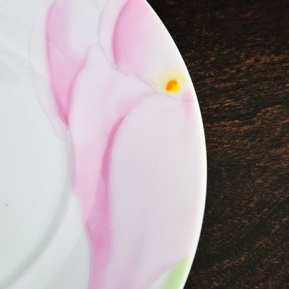 Mikasa Spring Crocus Cup & Saucer, 2 Sets, c.1984-87 Japan