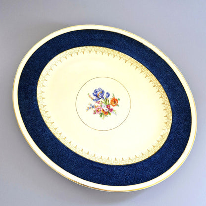 Burgess & Leigh Floral 15" Serving Platter, c.1930s England
