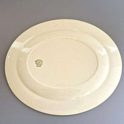 Burgess & Leigh Floral 15" Serving Platter, c.1930s England