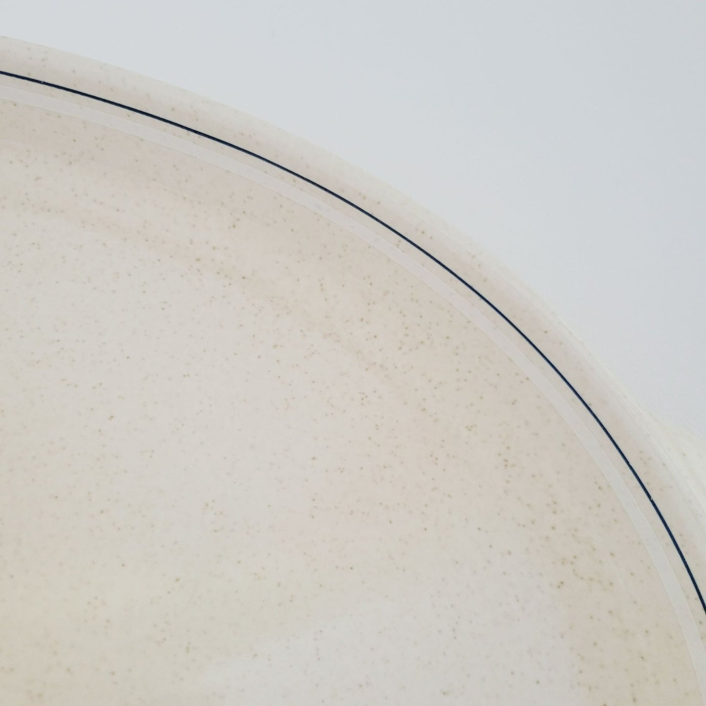 Lenox Silhouette 15" Oval Roaster, Speckled Beige, c.1977-87 USA