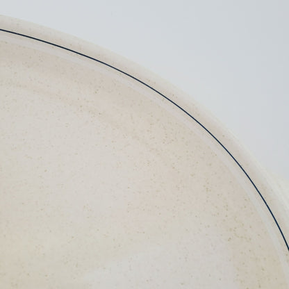 Lenox Silhouette 15" Oval Roaster, Speckled Beige, c.1977-87 USA