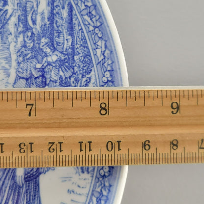 Spode Blue Room Victorian Annual Christmas Plate 1996, Made in England