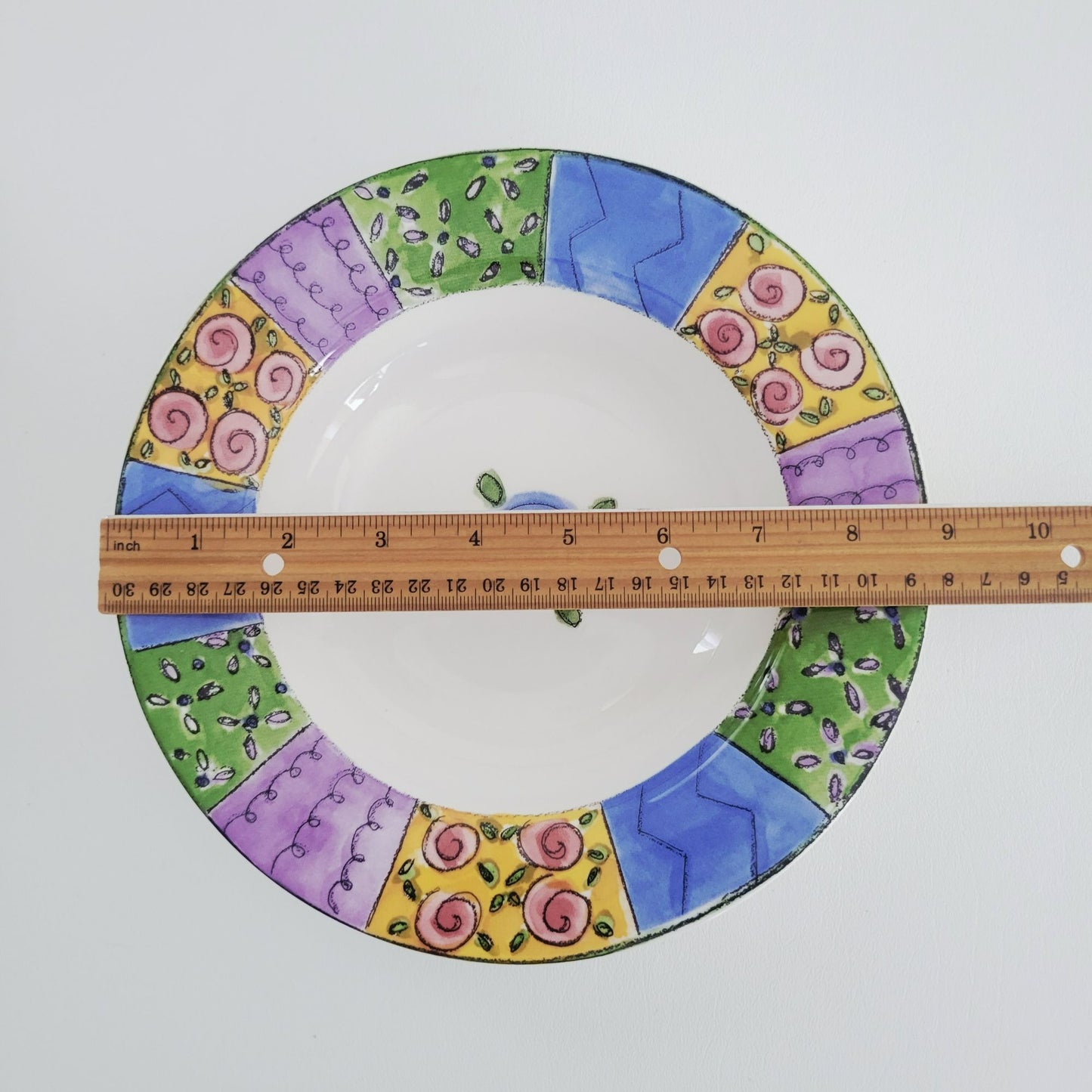 Sango The Sweet Shoppe Pecan Pie Rim Soup Bowl, Set of 2, c.1999-2002