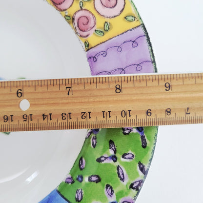 Sango The Sweet Shoppe Pecan Pie Rim Soup Bowl, Set of 2, c.1999-2002