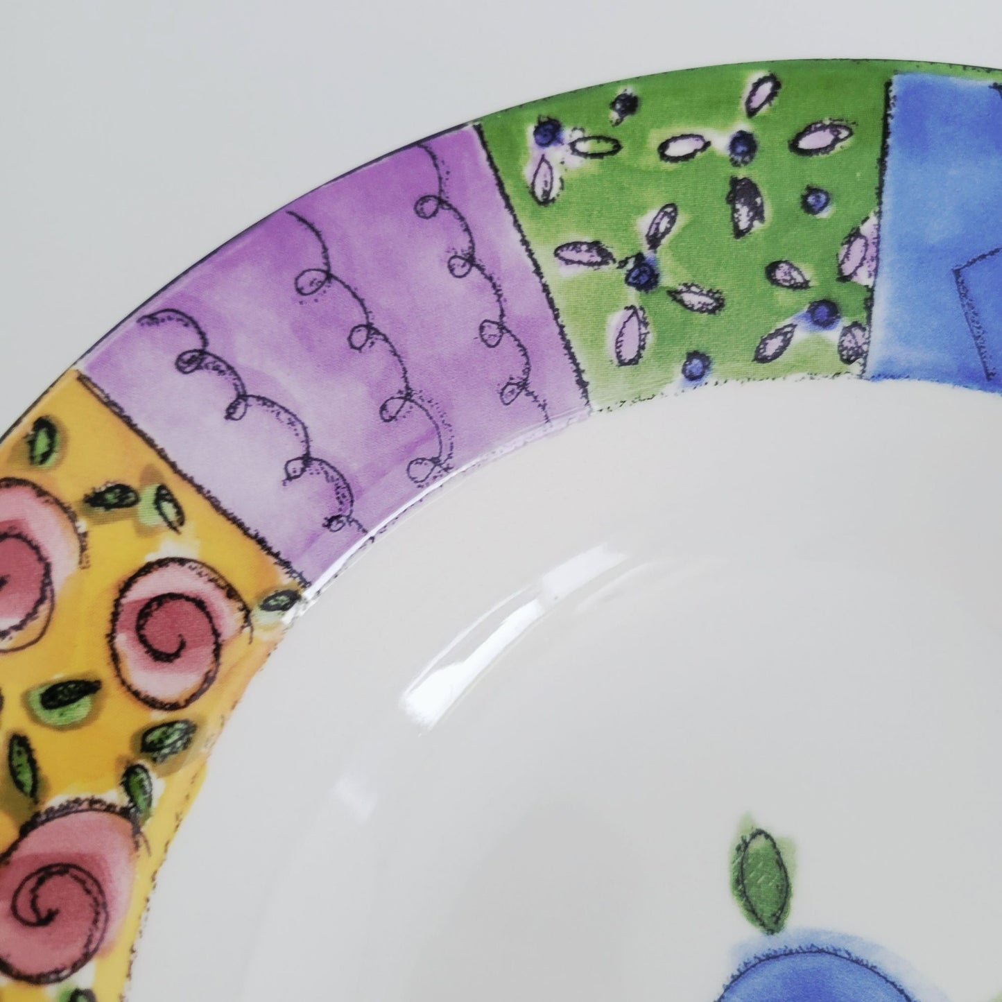 Sango The Sweet Shoppe Pecan Pie Rim Soup Bowl, Set of 2, c.1999-2002