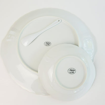 Andrea By Sadek Corona Dessert Serving Set, c.1996-2006 Japan