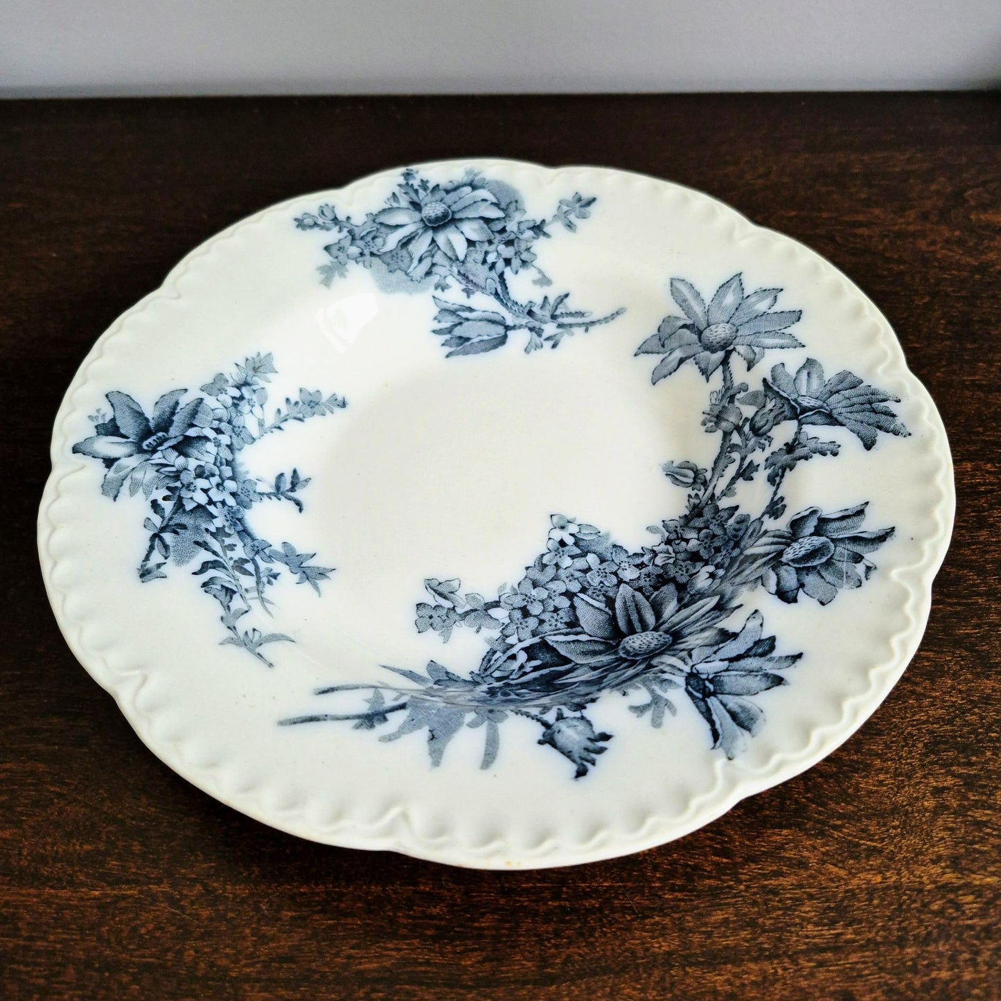 Johnson Brothers "Clifton" Rimmed Soup Bowl, England