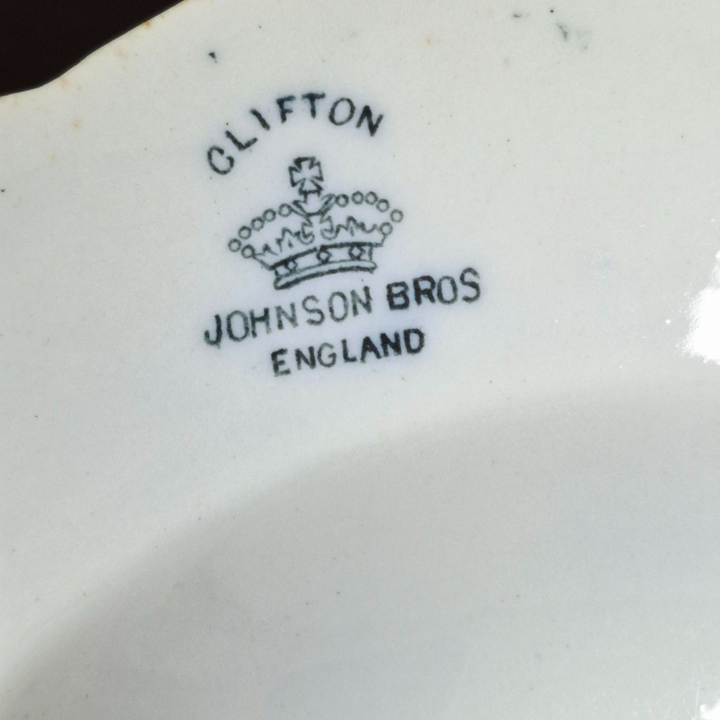 Johnson Brothers "Clifton" Rimmed Soup Bowl, England
