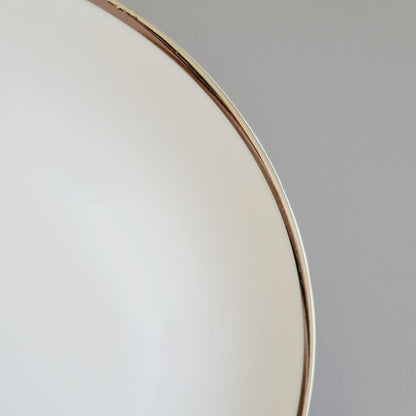 Johann Haviland Wedding Ring Salad Plate, Set of 2, Platinum Trim