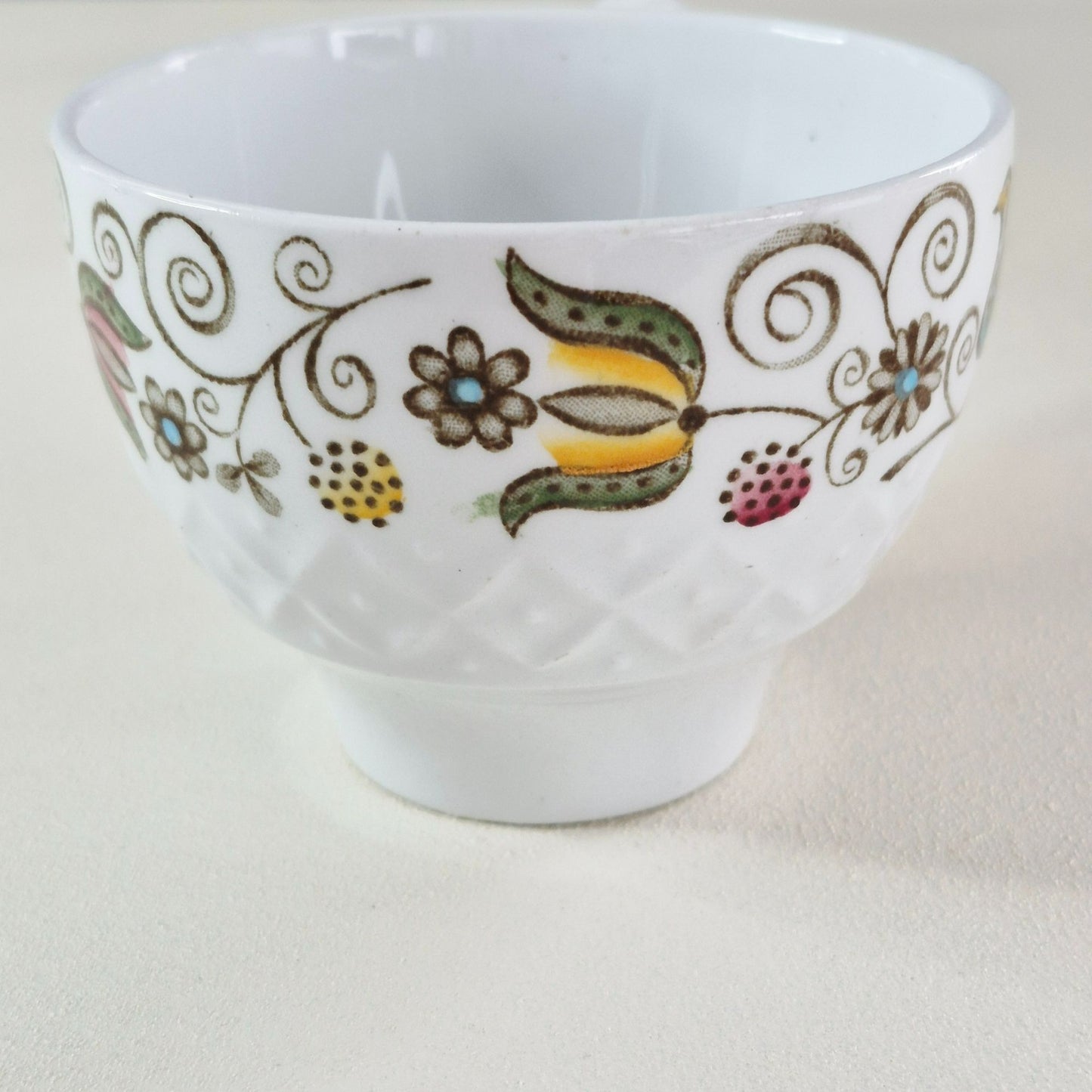 Staffordshire "English Partridge" Cup Set of 3, Made in England