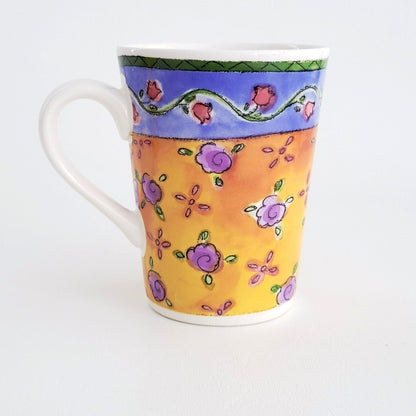 Sango The Sweet Shoppe Cinnamon Swirl Coffee Mug, Set of 2, c.1999-2002