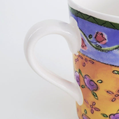 Sango The Sweet Shoppe Cinnamon Swirl Coffee Mug, Set of 2, c.1999-2002