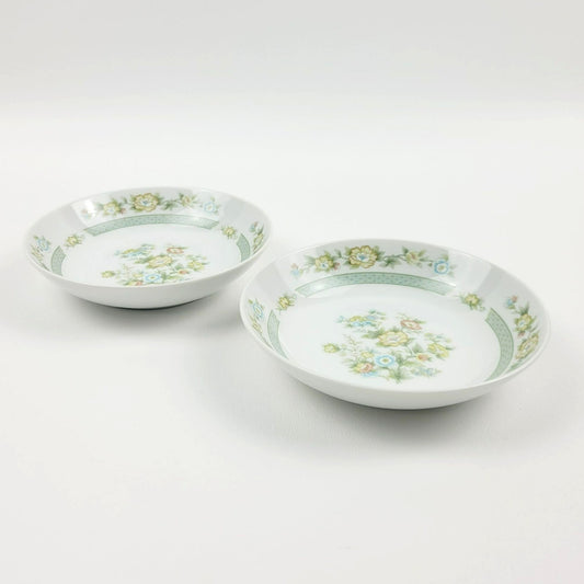 Fashion Royale Ashley Dessert Bowl Set of 2, Shabby Chic Floral, Japan Made