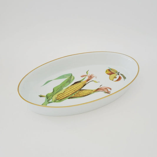 Royal Worcester Evesham 12" Oval Baker Dish, Made in England