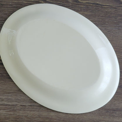 Edwin Knowles Priscilla 11" Oval Serving Platter, c.1940s USA Made