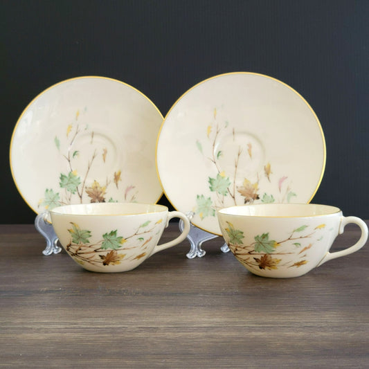 Lenox Westwind Teacup & Saucer, 2 Sets, USA Made