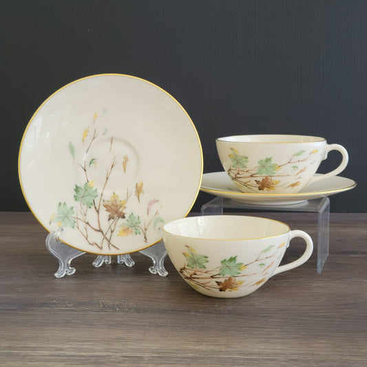 Lenox Westwind Teacup & Saucer, 2 Sets, USA Made