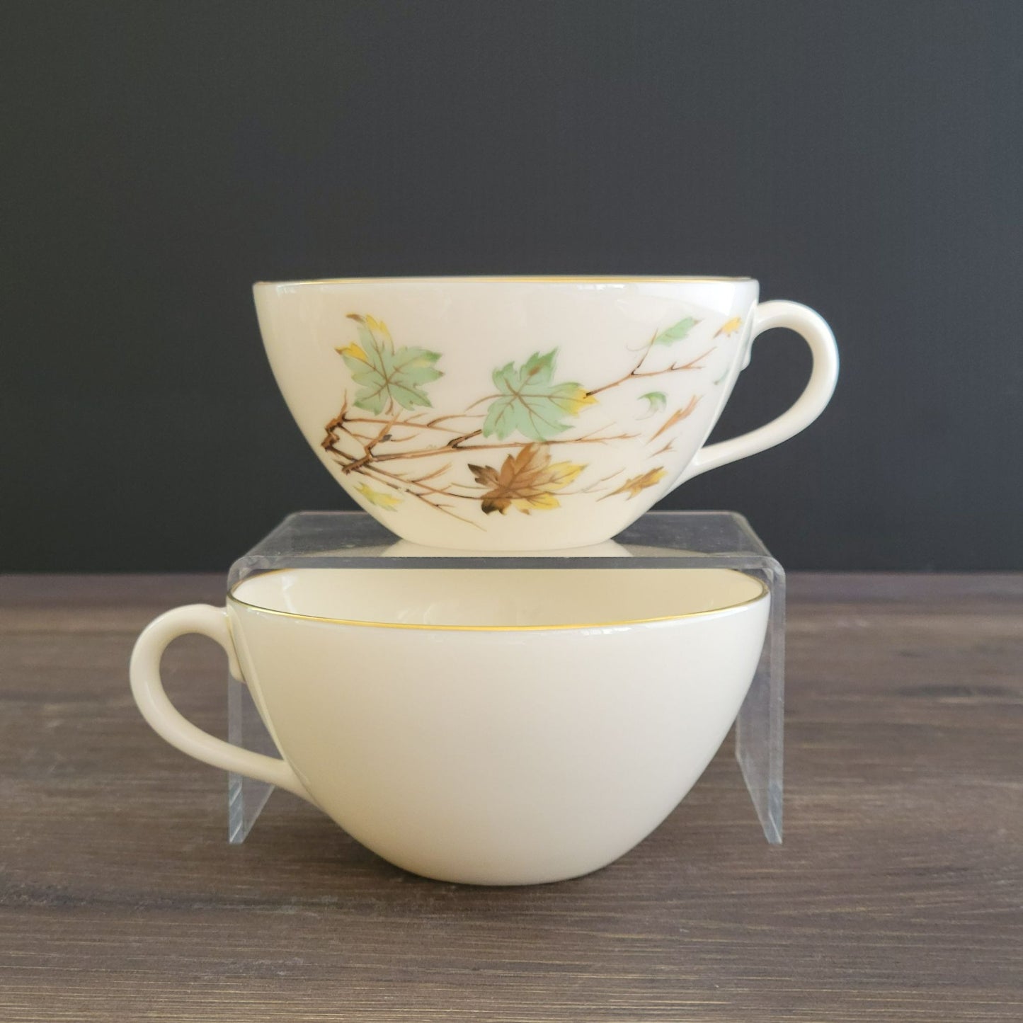 Lenox Westwind Teacup & Saucer, 2 Sets, USA Made