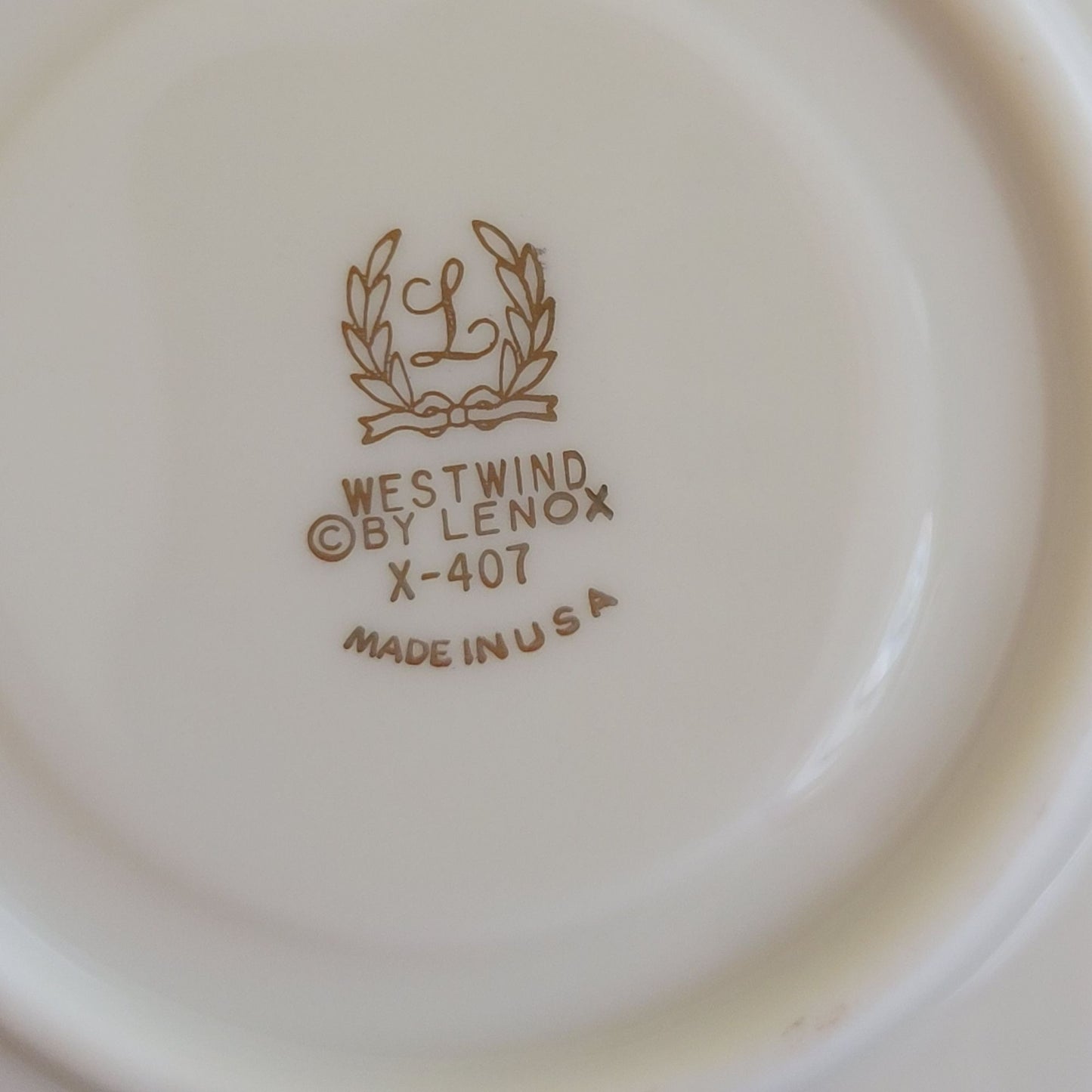 Lenox Westwind Teacup & Saucer, 2 Sets, USA Made