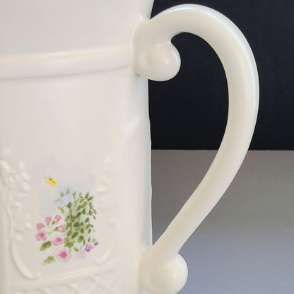 Pfaltzgraff Cape May Large Sculped Water Pitcher, c.1990s USA