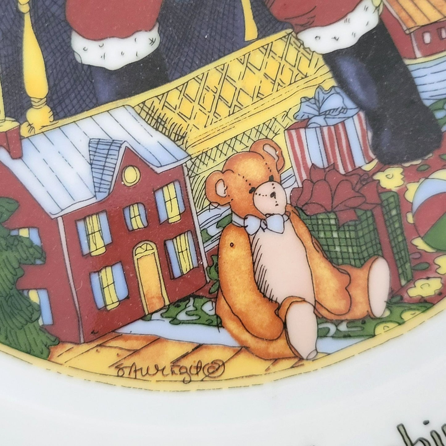Portmeirion Christmas Story Dinner Plate, The Night Before Christmas