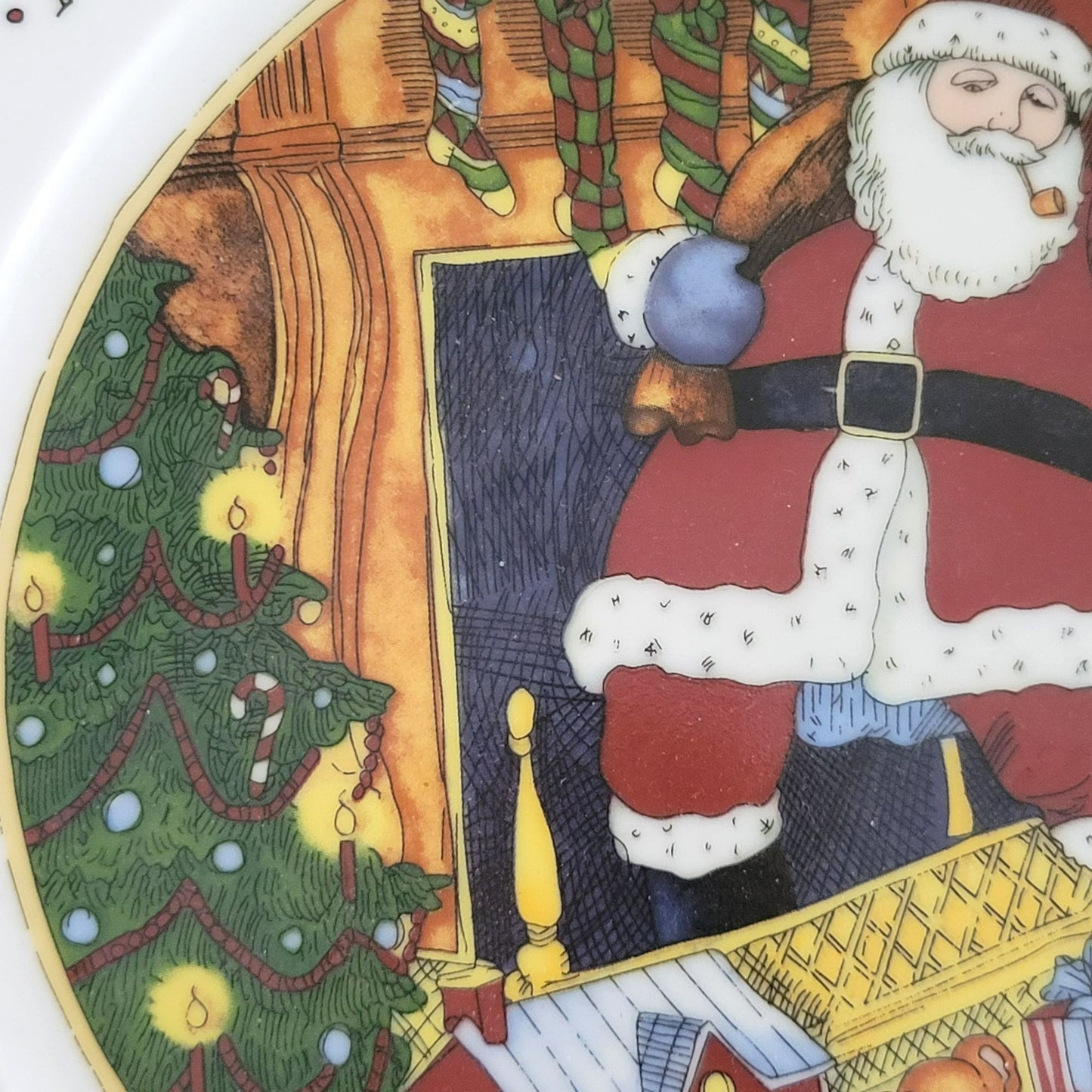 Portmeirion Christmas Story Dinner Plate, The Night Before Christmas