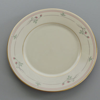 Lenox "Rose Manor Pink" Salad Plate, Set of 2, c.1985-99 USA
