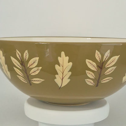 Tag Autumn Leaves 11" Round Serving Bowl
