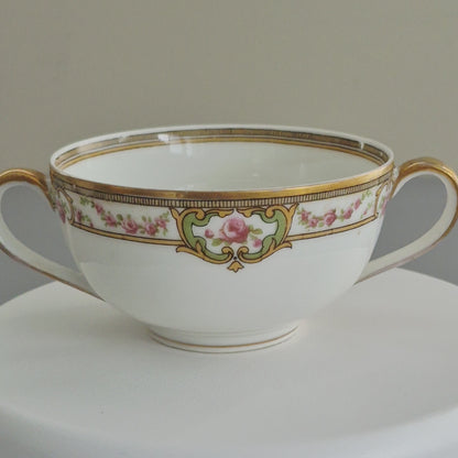 Haviland "Belford" Bouillon Cup Set of 2, Limoges France c.1903-1925