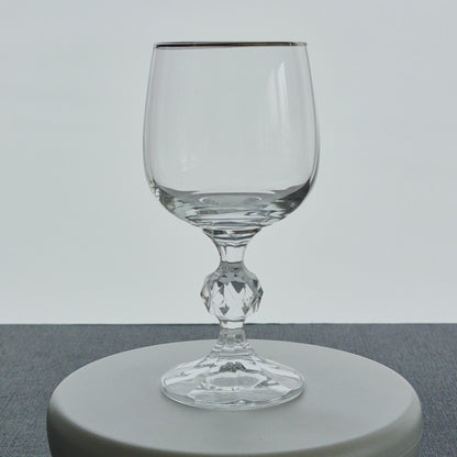Import Assoc Crystal "Claudia" Wine Glass, Set of 4, Made in Poland