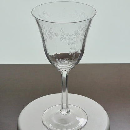 Lenox "Castle Garden" Goblet Set, c.1975-92 USA