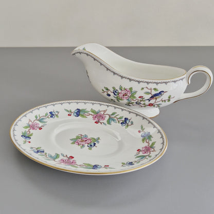 Aynsley "Pembroke" Gravy Boat & Underplate, c.1968-2015 England